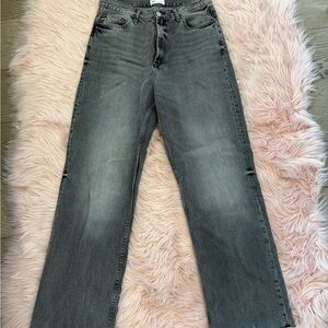 Zara Charcoal Denim Pants